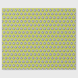 サッカーのパターン ラッピングペーパー