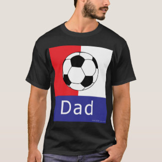 サッカーのパパのTシャツ Tシャツ