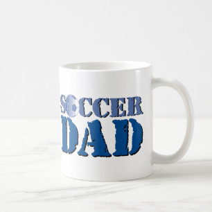 サッカーのパパ コーヒーマグカップ