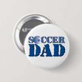 サッカーのパパ 缶バッジ (正面&裏面)