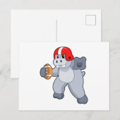 サッカーのヒポポテラス ポストカード (正面/裏面)
