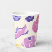 サッカーのピンクパープルゲーム 紙コップ (左)