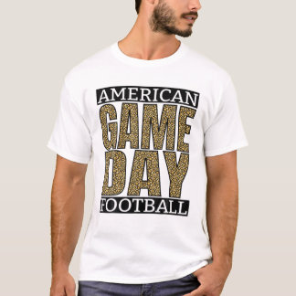 サッカーのファンのゲームの日の雰囲気 Tシャツ