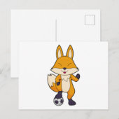 サッカーのフォックス選手 ポストカード (正面/裏面)