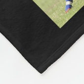 サッカーのフォトコラージュパーソナライズされた フリースブランケット (角)
