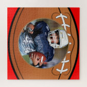 サッカーのフォトスポーツイライラ ジグソーパズル (横)