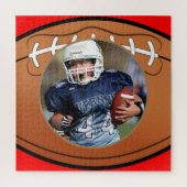 サッカーのフォトスポーツイライラ ジグソーパズル (縦)