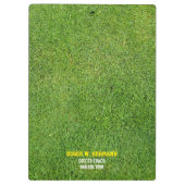 サッカーのフットボールのコーチ クリップボード (裏面)