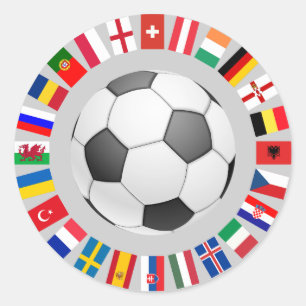 サッカーのフットボールのヨーロッパ選手権2016年 ラウンドシール