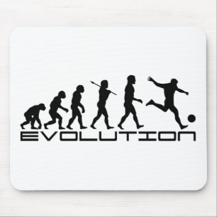 サッカーのフットボールのFutbolのスポーツの進化の芸術 マウスパッド