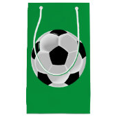 サッカーのフットボールのFutbolの球 スモールペーパーバッグ (正面)