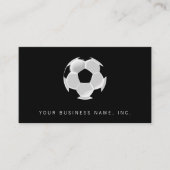 サッカーのフットボールのFutbolの球 名刺 (正面)