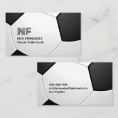 サッカーのフットボール名刺 名刺 (正面/裏面)