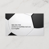 サッカーのフットボール名刺 名刺 (裏面)