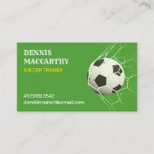 サッカーのフットボール名刺 名刺 (正面)