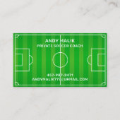 サッカーのフットボール名刺 名刺 (正面)