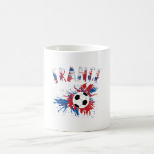 サッカーのフラグランジグ コーヒーマグカップ