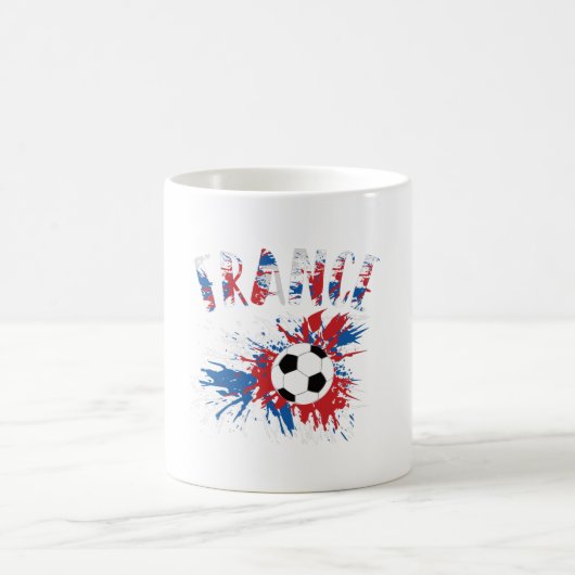 サッカーのフラグランジグ コーヒーマグカップ (中央)