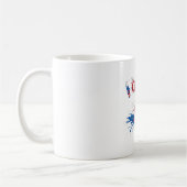 サッカーのフラグランジグ コーヒーマグカップ (左)