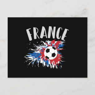 サッカーのフラグランジグ ポストカード