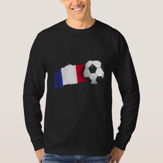 サッカーのフランスボール Tシャツ (正面)