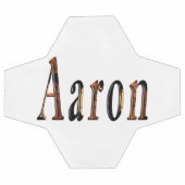 サッカーのブラウン・アーロンの名前 サッカーボール (フラット)