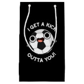 サッカーのプンダークおもしろいBGが出る スモールペーパーバッグ (正面)