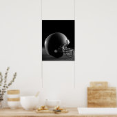 サッカーのヘルメット ポスター (キッチン)