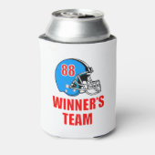 サッカーのヘルメット 缶クーラー (缶裏面)