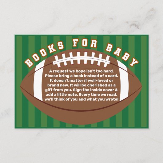 サッカーのベビー エンクロージャーカード (正面)