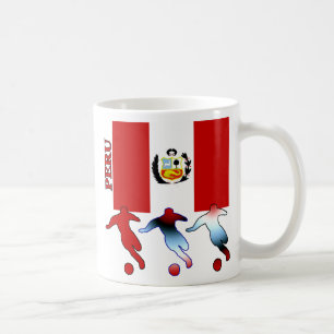 サッカーのペルーのマグ コーヒーマグカップ