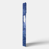 サッカーのボールがネットブルーの女の子のサッカーをデント Case-Mate iPhoneケース (裏面 / 右)