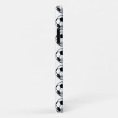 サッカーのボールが少しずつたくさん Case-Mate iPhoneケース (裏面/右)