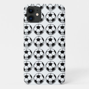 サッカーのボールが少しずつたくさん iPhone 11 ケース