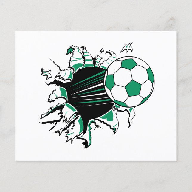 サッカーのボールが引っ張り裂ける (正面)