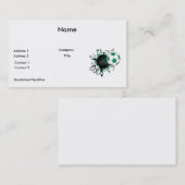 サッカーのボールが引っ張り裂ける 名刺 (正面/裏面)