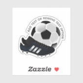 サッカーのボールとスパイクのスポーツ シール (シート)