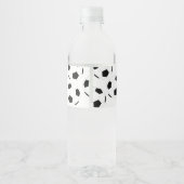サッカーのボール サッカー 個人名入り 誕生日 ペットボトルラベル (裏面)