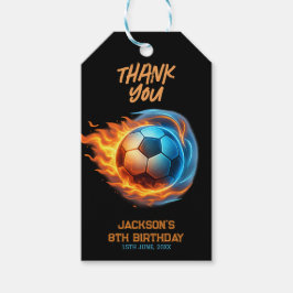 サッカーのボール スポーツ 誕生日  ギフトタグ