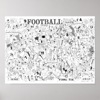 サッカーのポスター ポスター