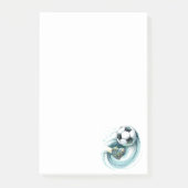 サッカーのポストイットノート ポストイット (正面)