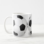 サッカーのマグ コーヒーマグカップ (左)