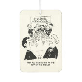 サッカーのマネージャーがナイト賞を受賞 カーエアーフレッシュナー (正面)