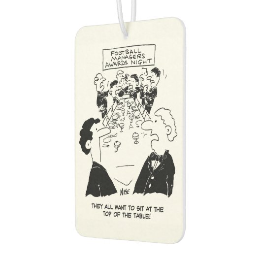 サッカーのマネージャーがナイト賞を受賞 カーエアーフレッシュナー (左)