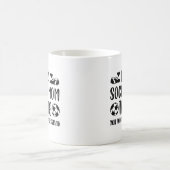 サッカーのママってこと コーヒーマグカップ (中央)