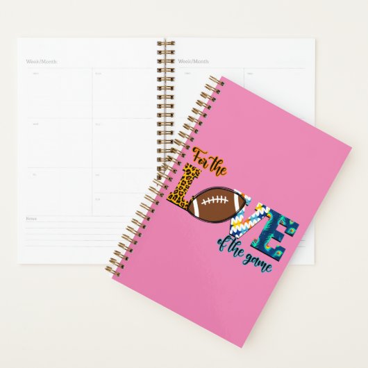 サッカーのマママヒョウの愛のために プランナー手帳 (ディスプレー)