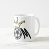 サッカーのママ コーヒーマグカップ (正面右)