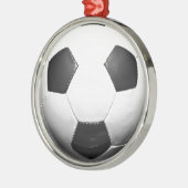 サッカーのヨーロッパ南ラテンアメリカのフットボール メタルオーナメント (左)