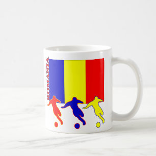 サッカーのルーマニアのマグ コーヒーマグカップ