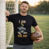 サッカーのレフェリー ユーモア 私は審判 Tシャツ